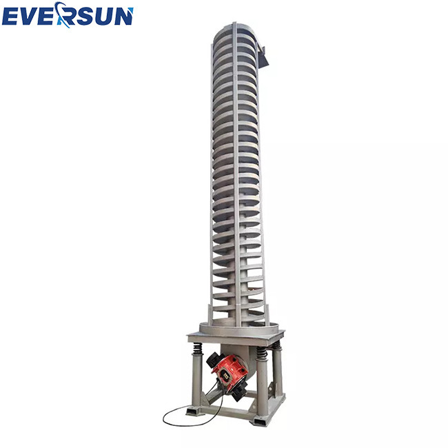 Non-standard feed grain stainless steel vertical vibration cooling screw elevator