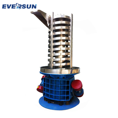 Closed Plastic Granule Cooling Vertical Spiral Vibration Elevator Conveyor