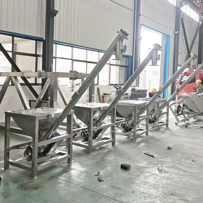 Auger Screw Conveyor For Horizontal Inclined And Vertical Material Transportation