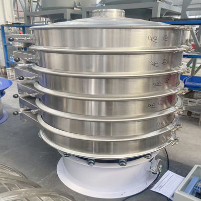 Vibratory Screening Machine for Granular and Powdered Material Treatment in Chemical Food and Medicine Industries