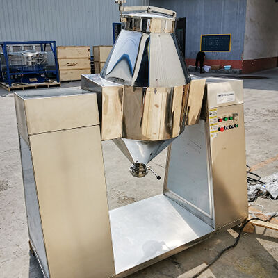 The double-cone mixer is easy to operate and clean. It is suitable for the food and chemical industries and has both mixing and blending functions.