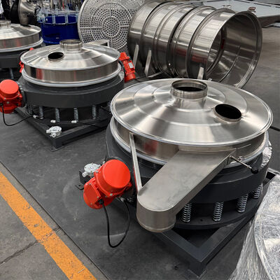 Stainless Steel Vibratory Screening Machine for Continuous Production with Easy Maintenance and Simple Structure