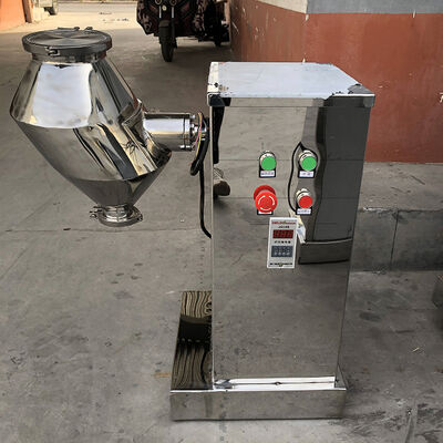 Stainless Steel Three-dimensional Mixer with Adjustable Speed for Easy Cleaning in Pharmaceutical and Chemical Industries