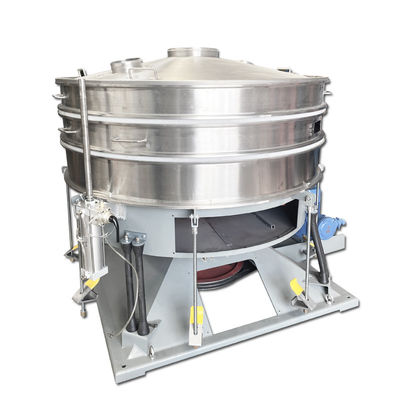 Máquina de peneiramento de copo de aço inoxidável de qualidade alimentar para separação precisa e em camadas de materiais