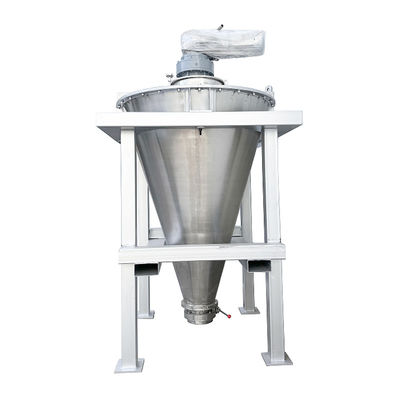 Misturador cônico para dispersão uniforme de pó e materiais granulares Estrutura simples e baixo consumo de energia