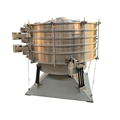 Máquina de filtragem de tubos de aço inoxidável de qualidade alimentar com estrutura única de filtragem de balanço para separação efetiva de materiais