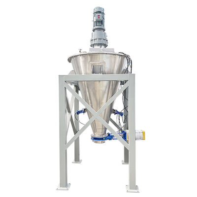 Misturador industrial cônico que oferece fluxo de material suave e fácil manutenção para misturar substâncias em pó e granuladas