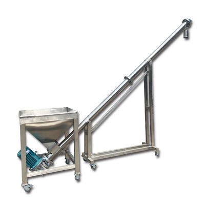 Máquinas para transporte contínuo de material, com lâminas em espiral, para deslocamento estável e direccional de material