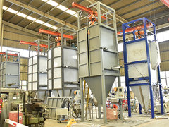 500 - 2000kg Ton Bag Unpacking Machine With que pesa o sistema