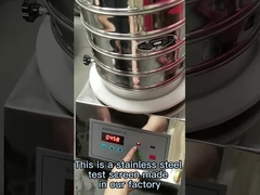 Máquina de tela de teste circular de 8 camadas de aço inoxidável